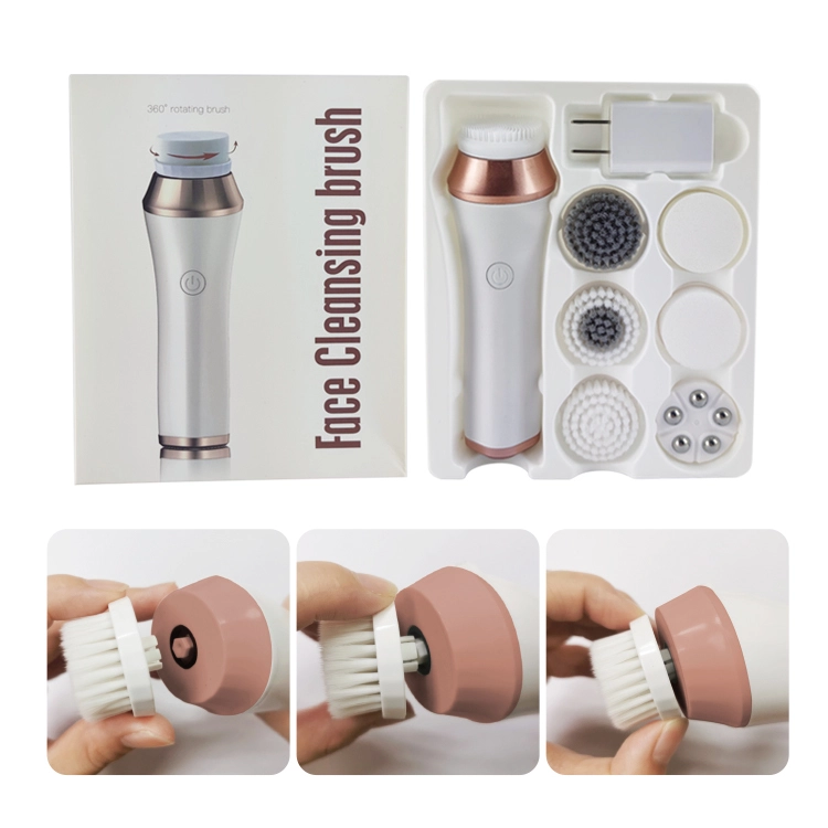 Electric Facial Cleansing Brush & Exfoliating Scrubber (2)