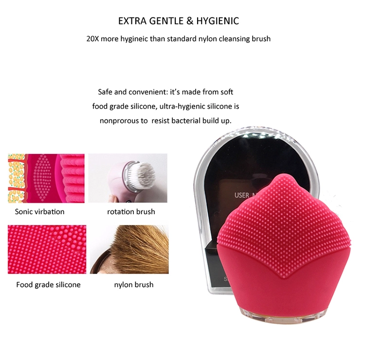 Waterproof Facial Vibration Deep Cleansing Scrubber (8)